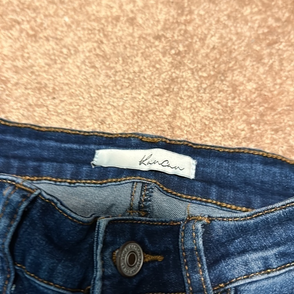 Kancan Jeans Dark Wash Mid-Rise Skinny Stretch Kc11214d size 3/25 - Picture 2 of 4